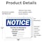 Signmission Testing In Progress Do Not Disturb Contact, 18 in W x Rectangle, Vinyl Decal OS-2PACK-NS-D-1218-L-18545 - alternate 4